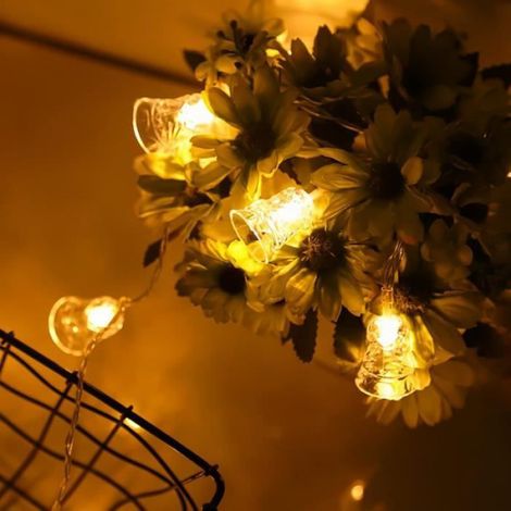 Guirlande Lumineuse - - 3m - 20 LED - Blanc Chaud - Décoration de Noël en Cloches (1/4)