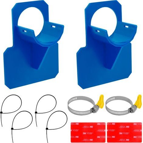 Support de Tuyau de Piscine,Tuyaux pour Piscine Support Piscines Hors Sol Accessoire, Protection anti-torsion pour tuyau de piscine 30-37 mm (bleu) (1/5)
