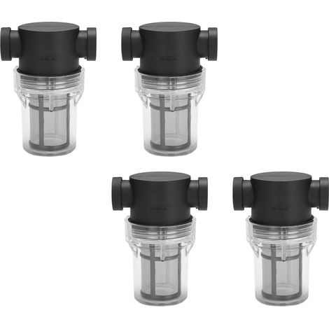 4X Garden Filtre de Canalisation À Débit ÉLevé D'Irrigation de Filtre de Pompe À Eau de Tamis Maillé D'ÉTang (1/5)