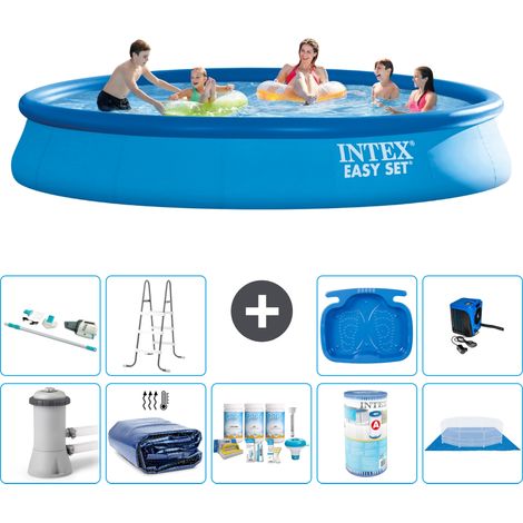 Intex Piscina Easy Set Rotonda - 457x84 cm - 8-pezzi  S31238 (1/5)