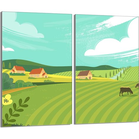 Glasschutzplatte für den Herd 2x30x52 Village (1/5)