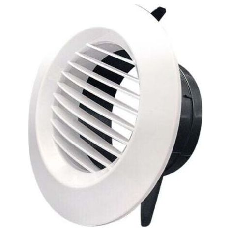 (75 mm) Grille de ventilation réglable Grille de ventilation ronde en plastique Couvercle de ventilation Couvercle du ventilateur Support de disque Gr