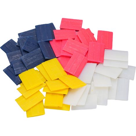 Craie de tailleur 50 feuilles marqueur tissu lavable 4 couleurs pour couture retouches marquage précis sans résidu (1/5)