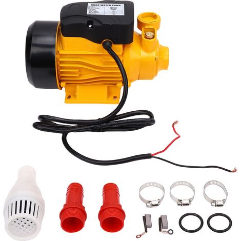 Pompe à eau solaire DC 200W, tête de 25m, 35l/min, arrosage de puits agricole, Drainage de pelouse domestique avec connecteur de tuyau 1 po (1/5)