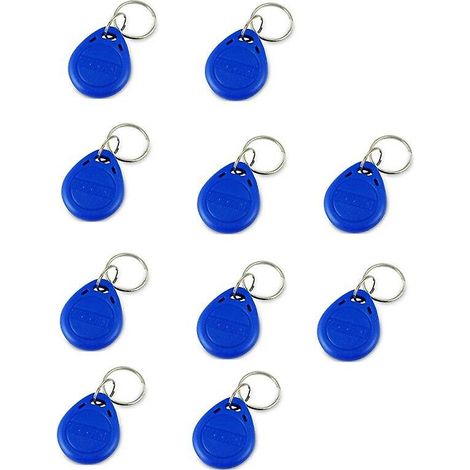 Système de contrôle d'accès RFID : équipement de sécurité – 10 cartes d'accès RFID à courte portée (1/5)