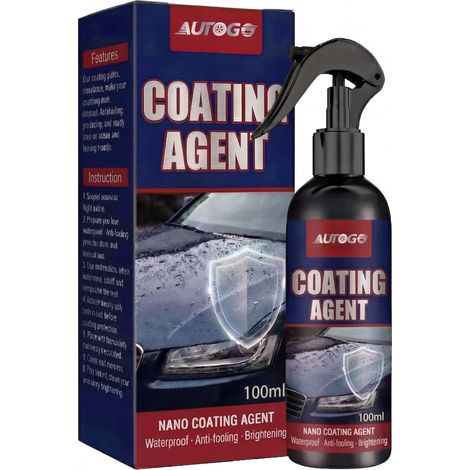 Agent de revêtement automobile OGAS, revêtement de peinture, agent lustrant, anti-salissures et anti-poussière, hydrofuge à base de feuilles de lotus 100 ml