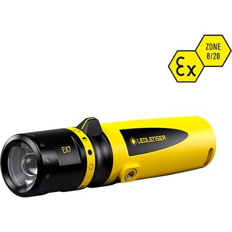 Linterna Led Atex Caja Amarilla Ex7