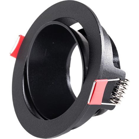 Downlight Circular GU10 Sin Portalámparas/Bombilla - Negro  [LUM-YC396A16]