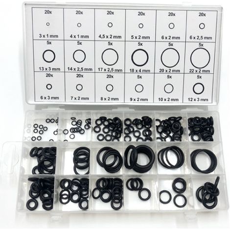 225-teiliger Sicherungsring-Satz, Durchmesser 2 bis 32 mm, für Innen- und Außenbefestigung, LAOA (1/5)