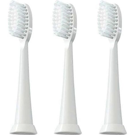 Brosse à dents électrique, têtes de brosse de rechange avec poils DuPont pour un nettoyage en profondeur, procédé de découpe 3D, remplacement régulier pratique pour une performance optimale. (1/4)