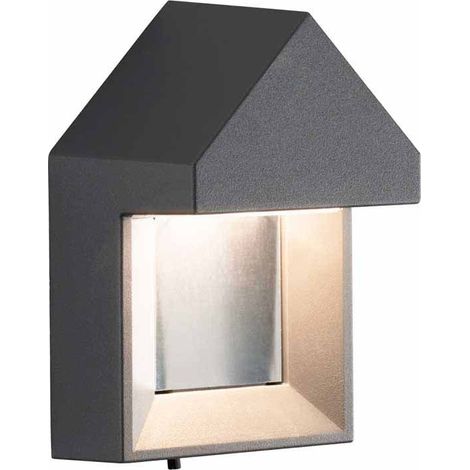 Konstsmide Cosenza Applique murale d'extérieur moderne, LED haute puissance anthracite 5W, IP54 (1/3)
