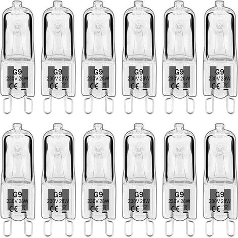 Ampoule LED G9 Dimmable 28W 230V Blanc Chaud 2700K 350LM Lot de 10 pour Lustres Appliques (1/4)