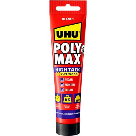 UHU Poly Max High Tack Express-Kleber – Weiß 165 g 6312920