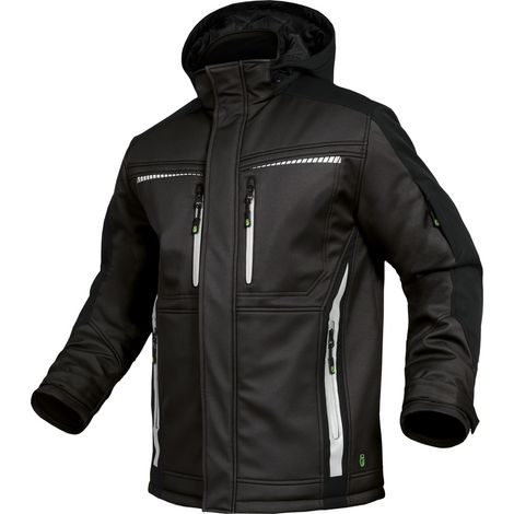 Triuso Leibwächter Winter-Softshelljacke Flex-Line  Gr. XS anthrazit/schwarz