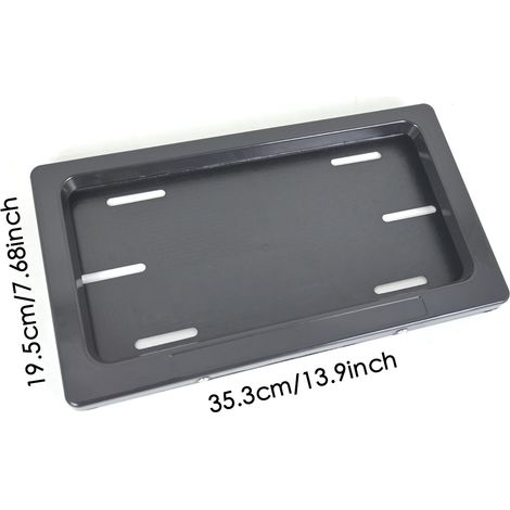 Middle East multi-functional fast license plate frame, African universal license plate frame, cigarette lighter interface license plate frame, plastic license plate frame (1/4)
