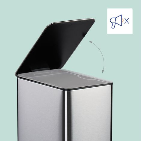 Treteimer 10l - soft close beruhrungslose entsorgung