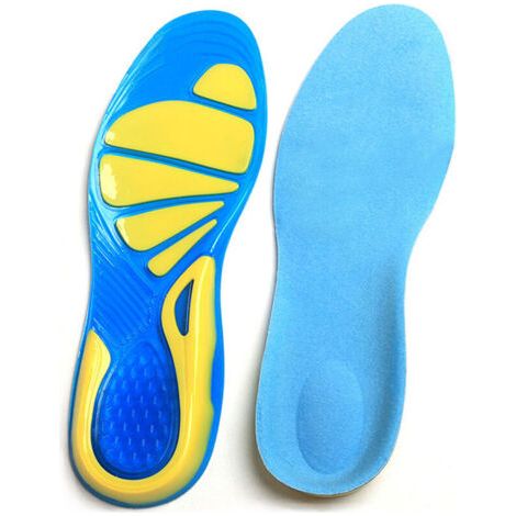 Sem Gel Anti Choc Homme Femme Taille M pour Basket, Chaussure de Sécurité Sport, Randonnée, Marche Soin des Pieds Antidérapante, Anti odeur, Pieds plat ou creux, sensible, hallux valgu (1/4)