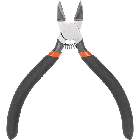 Mini pince coupante diagonale à poignée ressort pour électricien, 12,7 cm (5 pouces) (1/5)
