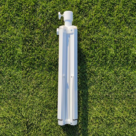 Pied de parasol portable, support pliable pour parasol de plage, pied de parasol portable réglable avec base de support (1/4)