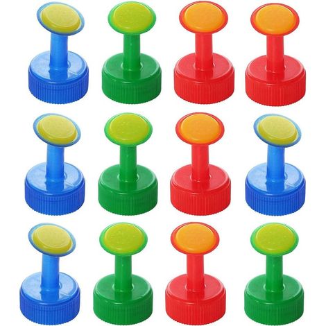 Lot de 12 bouchons d'arrosoir en plastique pour arrosoir en plastique pour arrosoir pour bouteille d'arrosage pour arrosoir en plastique pour semis de bonsaï (1/5)