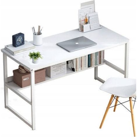 Schreibtisch, Weiß 120x45x73 Cm (1/3)