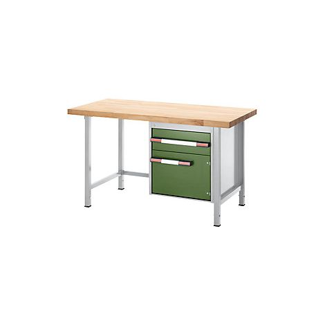 Banco de trabajo de altura regulable  bastidor modular  1 cajón