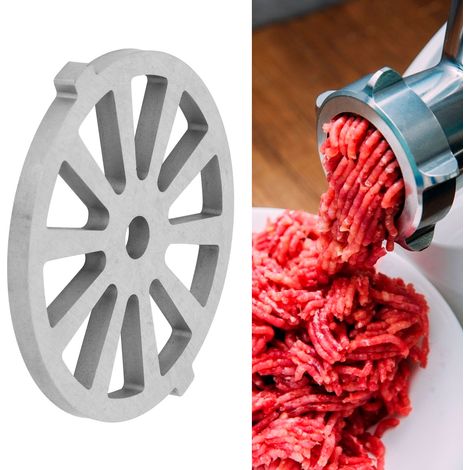 Lame de hachoir à viande en acier inoxydable, plaque de broyage et coupe de rechange (1/5)