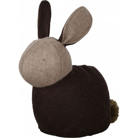 Cale-porte en feutre - Lapin - L 47,3 cm x l 10,8 cm x H 30,5 cm - Livraison gratuite (1/2)