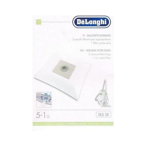 Delonghi 5 sacchetti + filtro DLS28 aspirapolvere Cleos XTH160 XTH170 XTH200 XTH