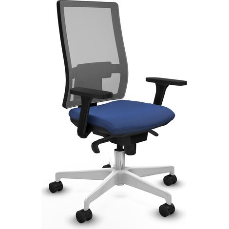 Piqueras y Crespo Horna Chaise de bureau bleu marine (1/3)