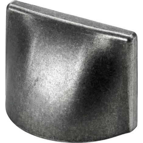 Hettich Möbelgriff Aluminium brüniert silber 40 x 60 x 26 mm - 1 Stück Möbelgriff