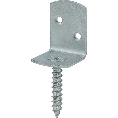 Ferrure de clôture en osier 32x30x38mm galvanisé bleu forme L VORMANN (Par 100)