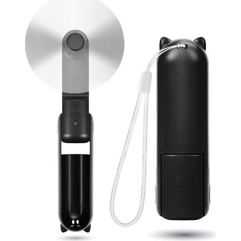 Ventilateur portatif - COMPUTING - Mini ventilateur - 3 vitesses - Rechargeable - Silencieux (1/5)