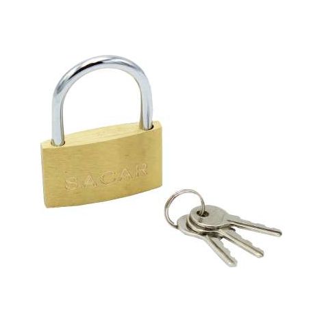 Lucchetto Ottone Leggero Mm.20