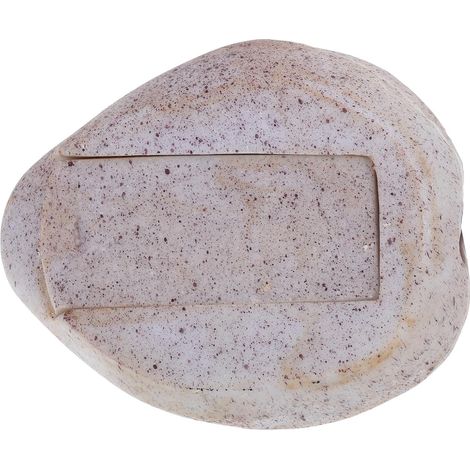 Boîte à Clés Extérieure en Résine Effet Pierre, Cache-Clés Décoratif pour Jardin et Randonnée, Rangement Pratique pour Clés et Petits Objets