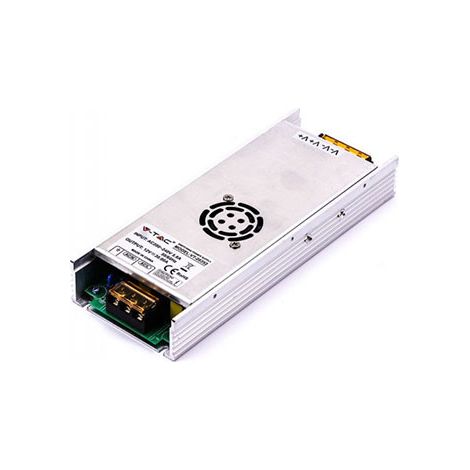 Fuente de alimentación metálica V-TAC de 350 W, 12 V, 30 A y 2 salidas IP20 (1/3)