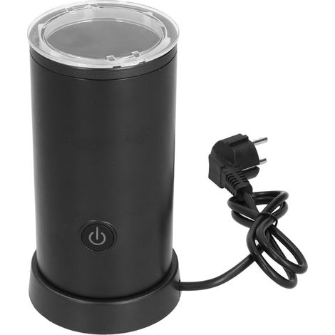 Automatischer elektrischer Milchaufschäumer, Milchwärmer für cremigen Kaffee, für den Hausgebrauch, EU-Stecker 220–240 V, schwarz (1/5)