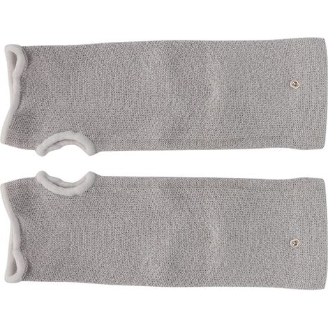 Sangle cheville conductive fibre argentée DDS, manchon relax électrothérapie, compression douce, taille ajustable, paire 2 pièces, usage quotidien. (1/5)