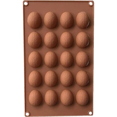 Moule en silicone souple – 20 cavités demi-sphériques pour chocolats, glaces, pâtisseries et confiseries – 1 pièce (1/5)