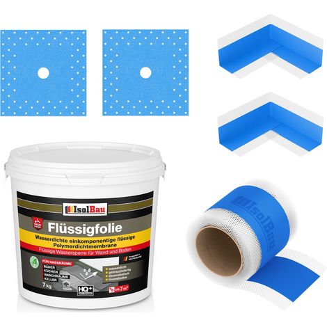 Dichtset 303B Liquid Foil 7kg 5m Cinta 2 x Esquina 2 x Puños (1/5)