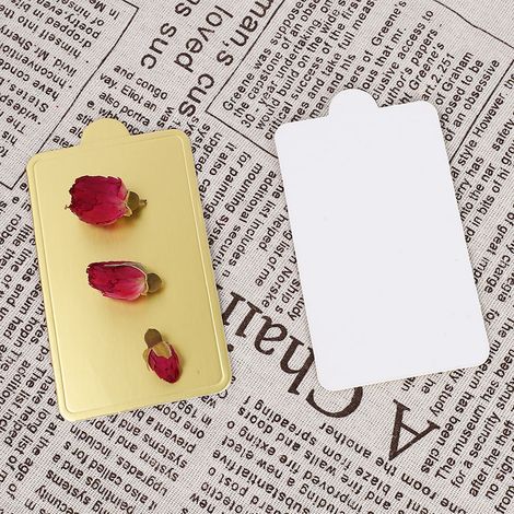 100 plateaux à gâteaux mousse en papier doré, présentoirs à cupcakes et desserts, pour mariages et anniversaires. (1/5)