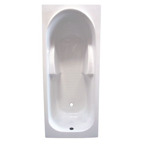 ONDEE ZEN - Kit Baignoire rectangulaire 170x70 et tablier motif vague - abs et acryl 3mm - blanc (1/3)