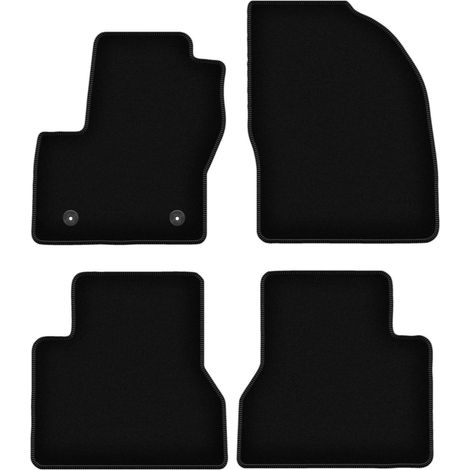 Schwarze Velours-Fußmatten für Ford Tourneo Connect Kombi (2013-2017) (1/5)
