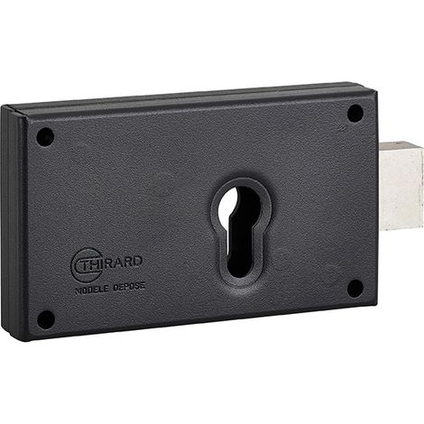 Serratura da applicare a cilindro europeo 140 X 80 mm - solo catenaccio - THIRARD