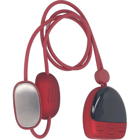 Mini masseur de cou électrique à impulsions avec fonction chauffante, 6 modes et 15 niveaux d'intensité. (1/5)