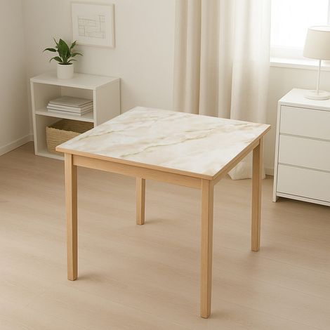 Pellicola protettiva decorativa per tavoli, in PVC siliconato, 100 cm, spessore 0,8 mm, motivo marmo naturale, 20 m/rotolo Breckner Germany (1/5)