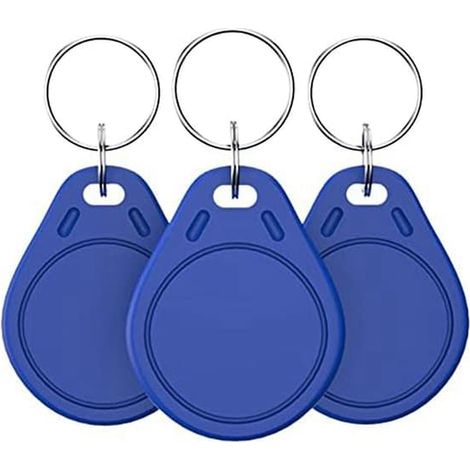 BelleRise - Lot de 100 clés intelligentes UID complètes, Mi-1K S50, jeton RFID, étiquette NFC, copie de porte-clés, contrôle d'accès, écriture (1/5)