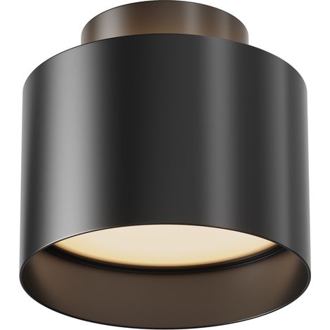 Plafonnier LED Maytoni Planet 12W 3000K noir 10cm IP20 (1/5)