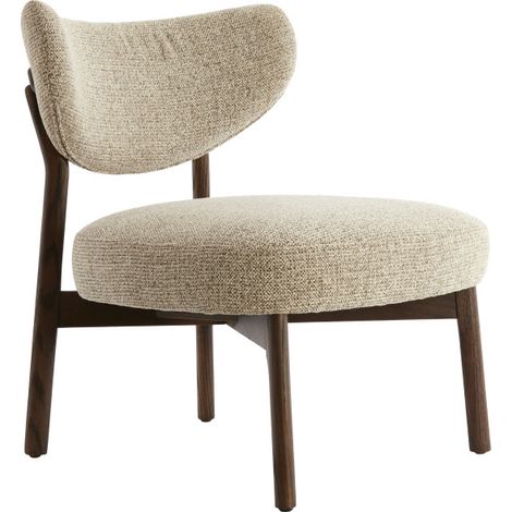 Sedia marrone in legno calda Light & Living Utsira (1/4)