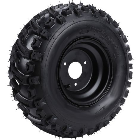 Roue pneu 7 pouces 16x8-7 avec moyeu 3 trous – Anti-crevaison tubeless ATV UTV quad tout-terrain go kart golf cart (1/5)